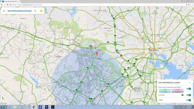 Howard County Snow Plow Tracker Tutorial