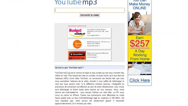 comment convertire des musique sur youtube en mp3