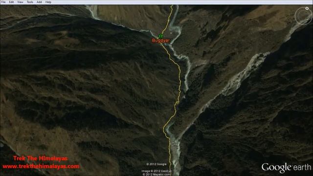 3D view of Nanda Devi East Base Camp trek .wmv Trek The Himalayas