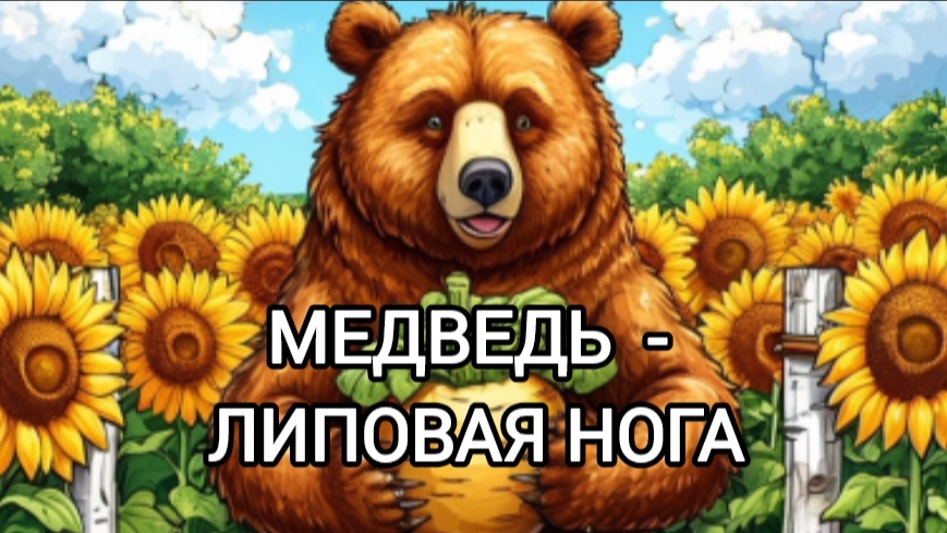 Аудиосказка "Медведь  - липовая нога".