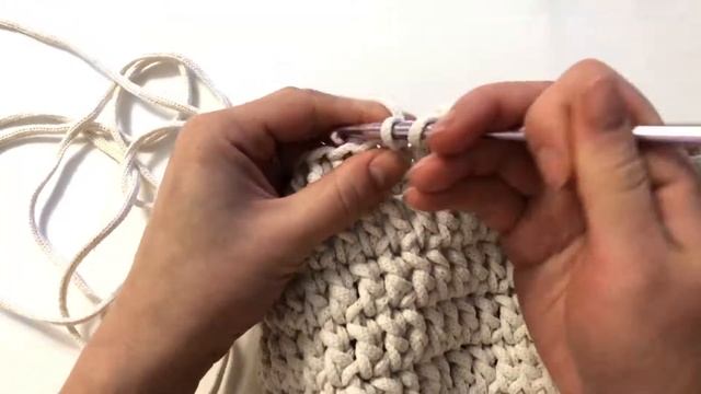 Crochet String Organizer / Hanging Crochet Basket