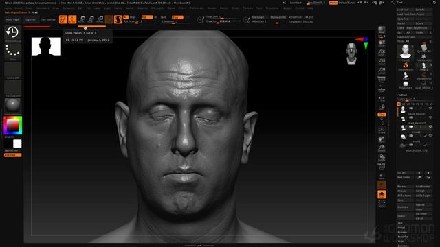 13. Using Undo History in ZBrush (1)