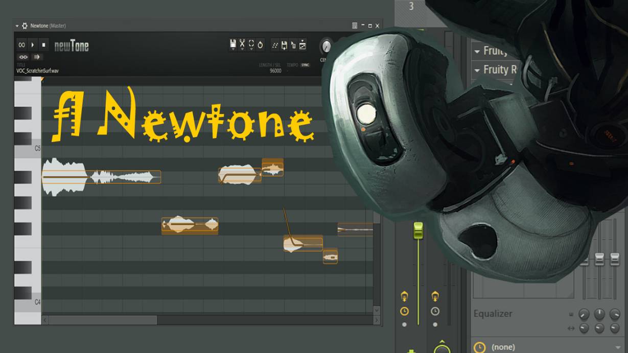 Newtone тюнинг вокала и роботизация голоса FL Studio