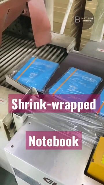 Book printing: Shrink-wrapped Notebook