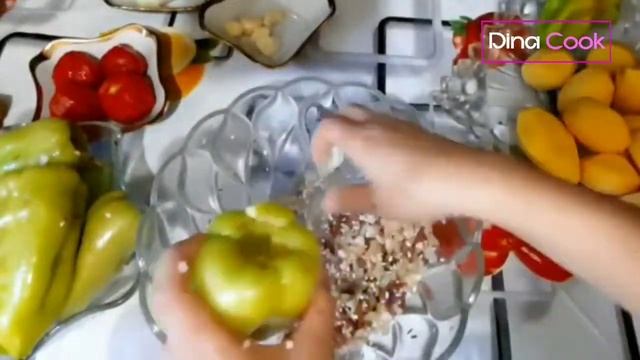 Фаршированный перец.Stuffed pepper.