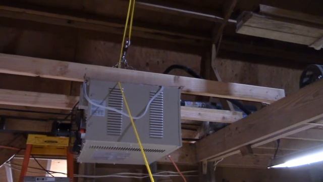 Installing Mr. Heater Gas Heater in Workshop Barn. Venting Too.