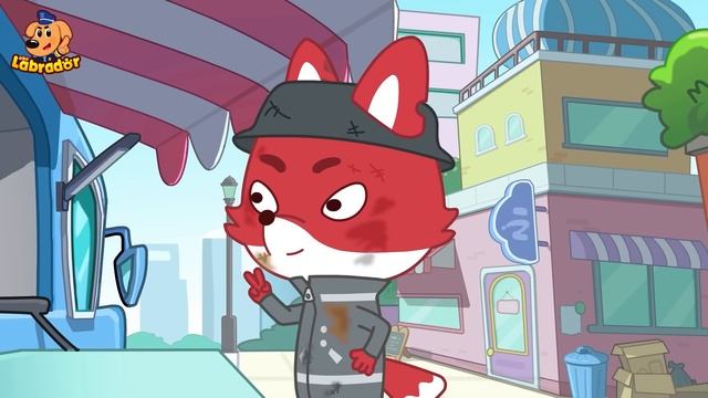 🎒Из школы домой сами не ходите!   🍭Безопасность для детей   🔍Новый эпизод мультиков   Шериф Лабра