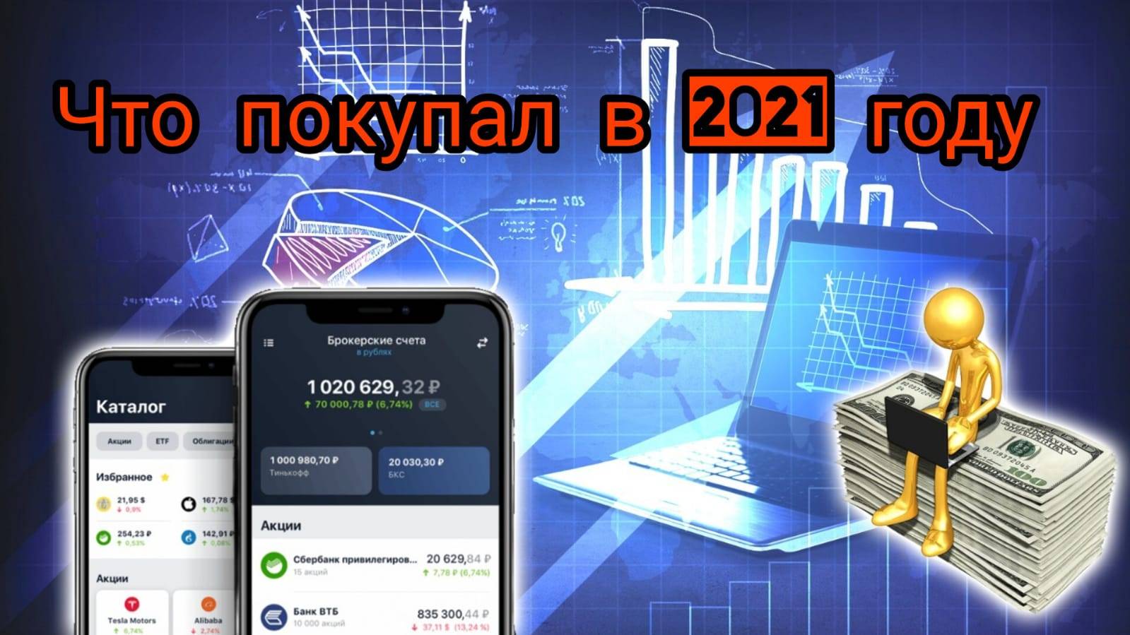 Обзор моего портфеля и что я покупал в 2021