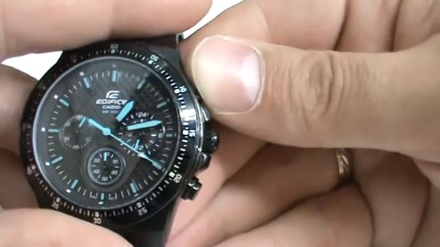 Обзор. Мужские японские спортивные наручные часы Casio Edifice EF-552PB-1A2