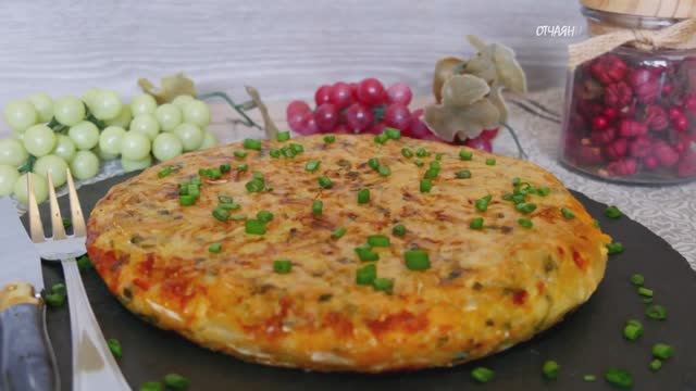 Японская пицца из капусты — находка для всех! 🍕🥬