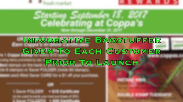 Smart Shopper Rewards Meets Coppa's Fresh Market