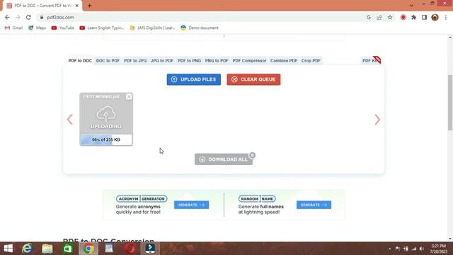 How To Convert PDF To DOC/WORD (PDF TO DOC CONVERTER)