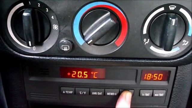 Jak ustawić zegarek BMW E36