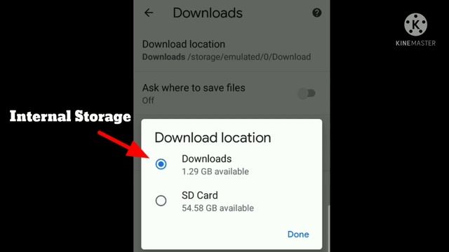 How to set Sd Card as a default storage for Android.