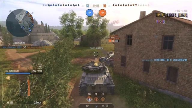 Caernarvon AX in tier 10
