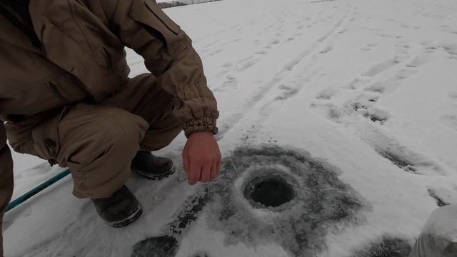 первая зимняя рыбалка Артёма 30 декабря 2024 года
