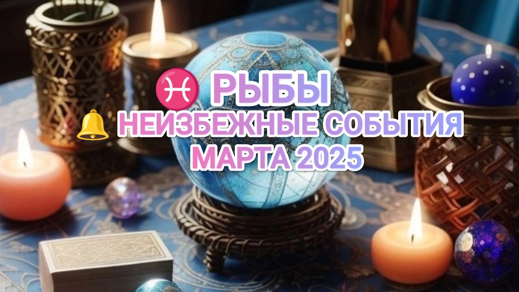 ♓ РЫБЫ 🔔 КАКИЕ НЕИЗБЕЖНЫЕ СОБЫТИЯ ВАС ОЖИДАЮТ В МАРТЕ 2025