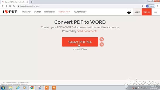 How to Convert PDF to Word online