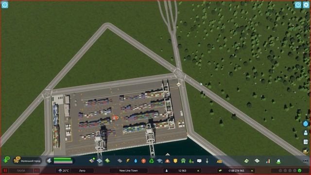 Порт. Большая стройка индустриальной площадки в Cities Skylines 2