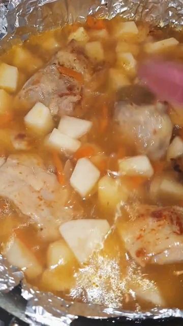 Вкуснейшее блюдо! 😋 #жаркое #рецепт #cooking