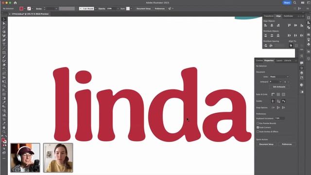 Designing a Restaurant Logo in Illustrator with Lara Wilson