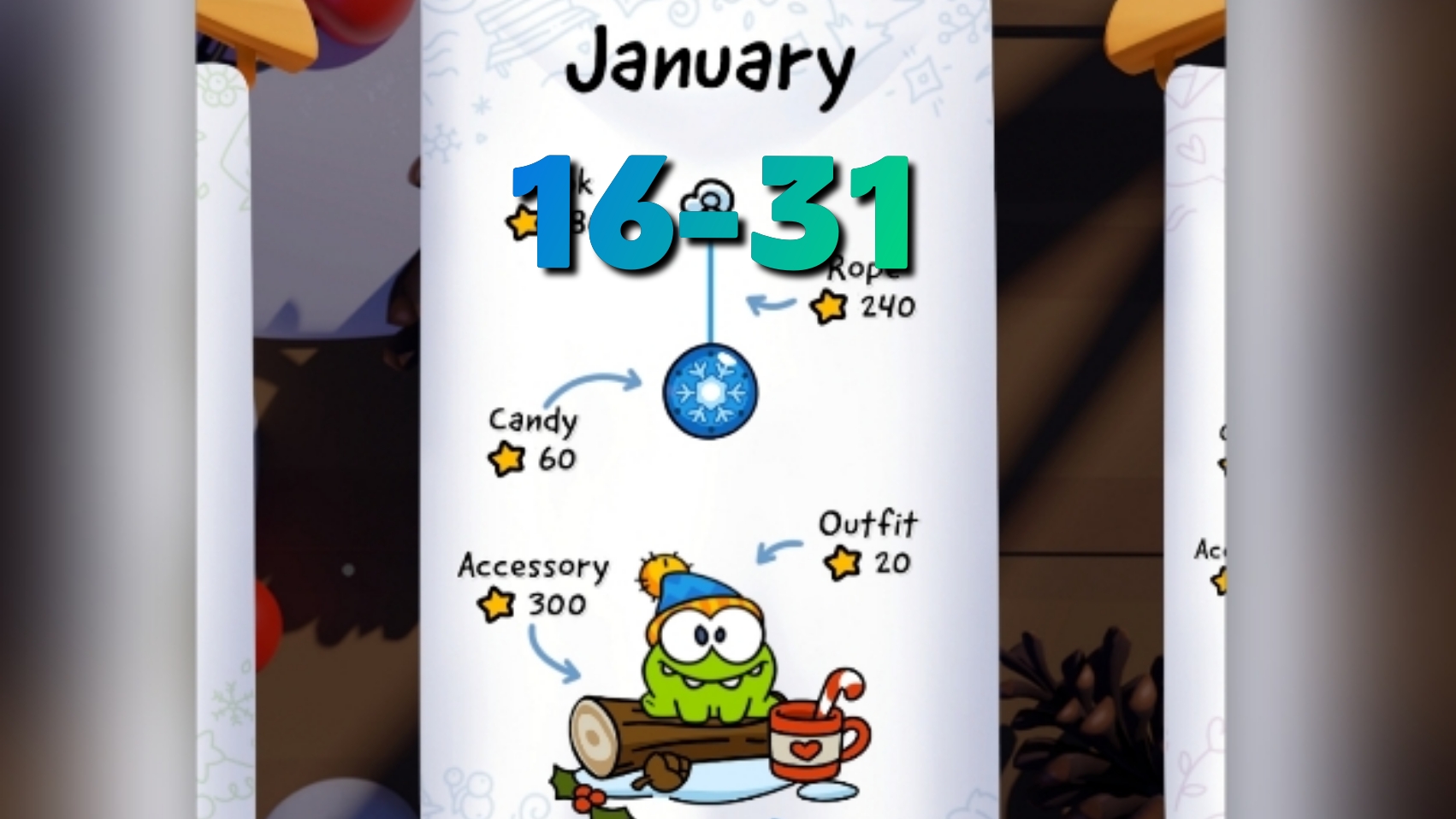 Cut the Rope Daily. January 16-31 2024