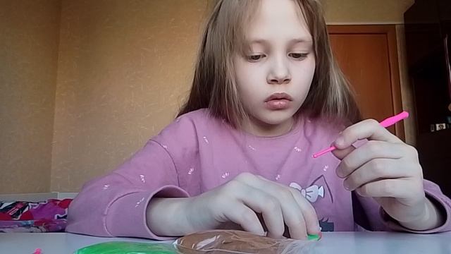 Лепим из воздушного пластилина весёлое  яблоко 🍏.7 звёздочек.
