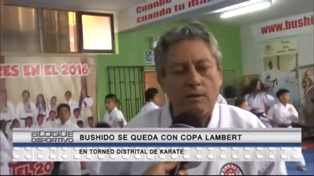 Karate: Bushido se queda con Copa Lambert