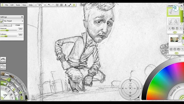 Цифровая Живопись "Пацанчики из Кемерова" Digital Painting Nemagia #1