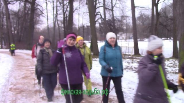 Скандинавская ходьба на Елагином, 17 декабря 2017 года, Санкт Петербург