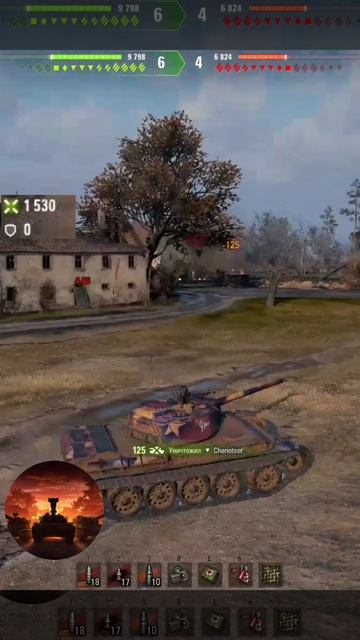 Т-44🔥- Раздаёт урон по противникам #миртанков #worldoftanks #wot #warthunder #wotgameplay #рек