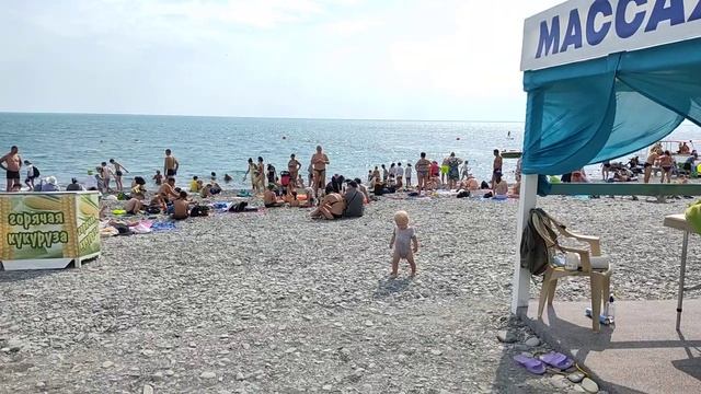Сукко. 21.06.2022. Отдых Андрея. Центральный пляж.