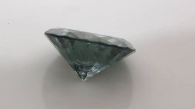 0.10 carat Teal Blue Loose Round Brilliant I2 Clarity Natural Diamond For Gift