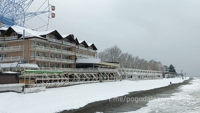 Лазаревское 24 февраля 2024. На причале.