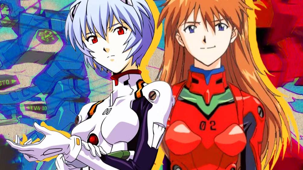 Neon Genesis Evangelion「A Cruel Angel's Thesis」_ When Rei and Asuka playing the Piano & Violin