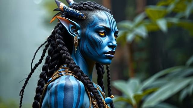 LuminousAllureTheWomenoftheNavi(4K60fpsAIanimated)Avatar