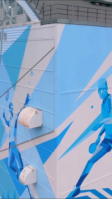 Художественная роспись фасадов спортхолла «Айка» в Норильске✨