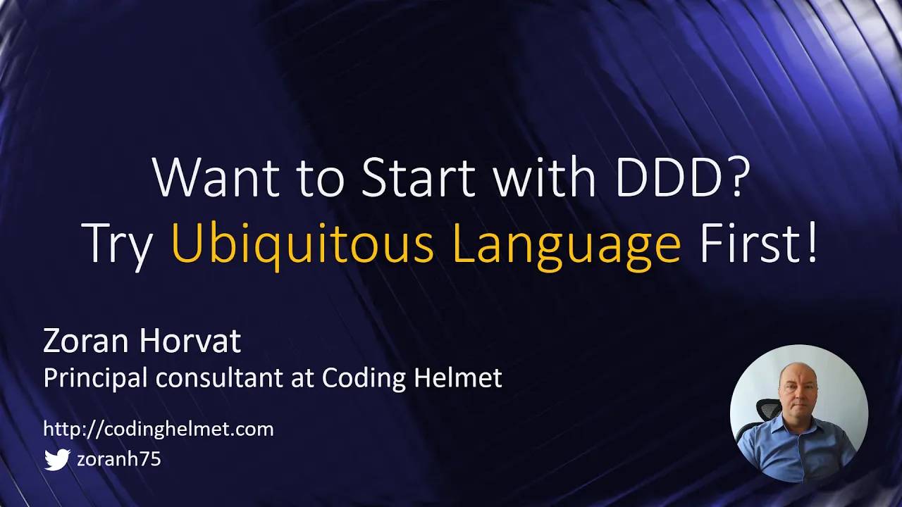 Want to Start with DDD？ Try Ubiquitous Language First!