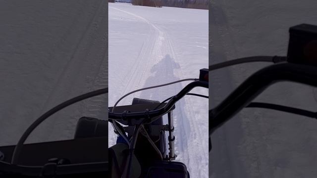 поездка на мотовездеходе по зимним тропам!