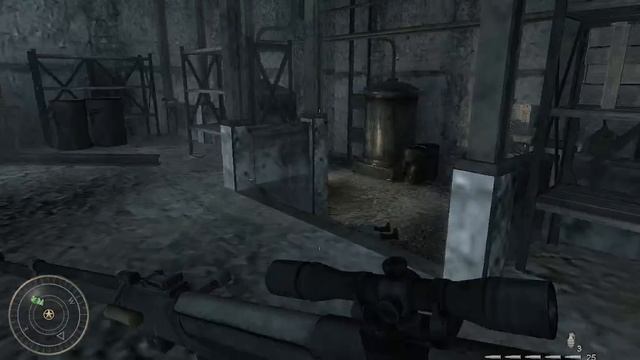 Летсплей по игре Call of Duty. World At War сражение в Сталинграде, убили немецкого генерала.