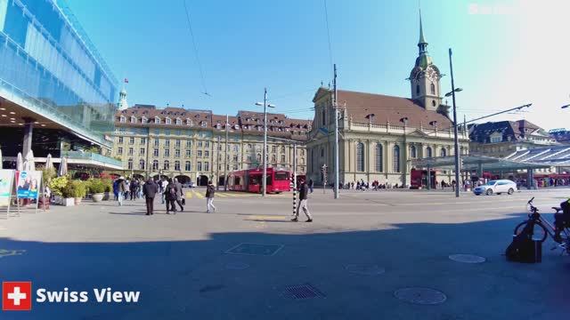 Берн, Швейцария  Прогулка по городу Берн