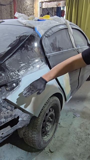 как зашпаклевать поверхность.#89667101212 #89221501212 #jonauto66 #автомобили #ремонт #автосервис