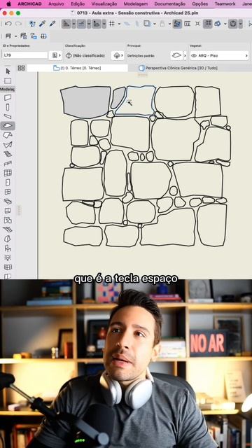 COMO MODELAR UM CAMINHO DE PEDRAS NO ARCHICAD
