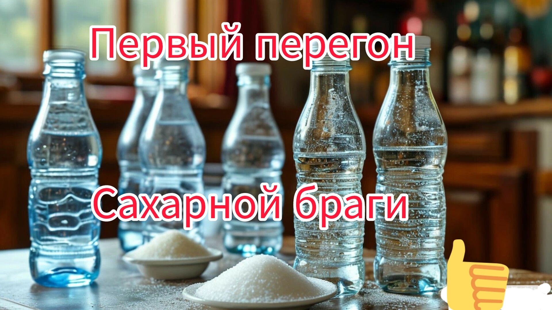 Первый перегон сахарной браги.