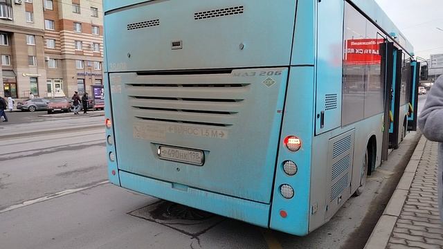 27 февраля 2025 г. Автобус 231 маршрут МАЗ-206.947 38408 Ст.М.Звёздная