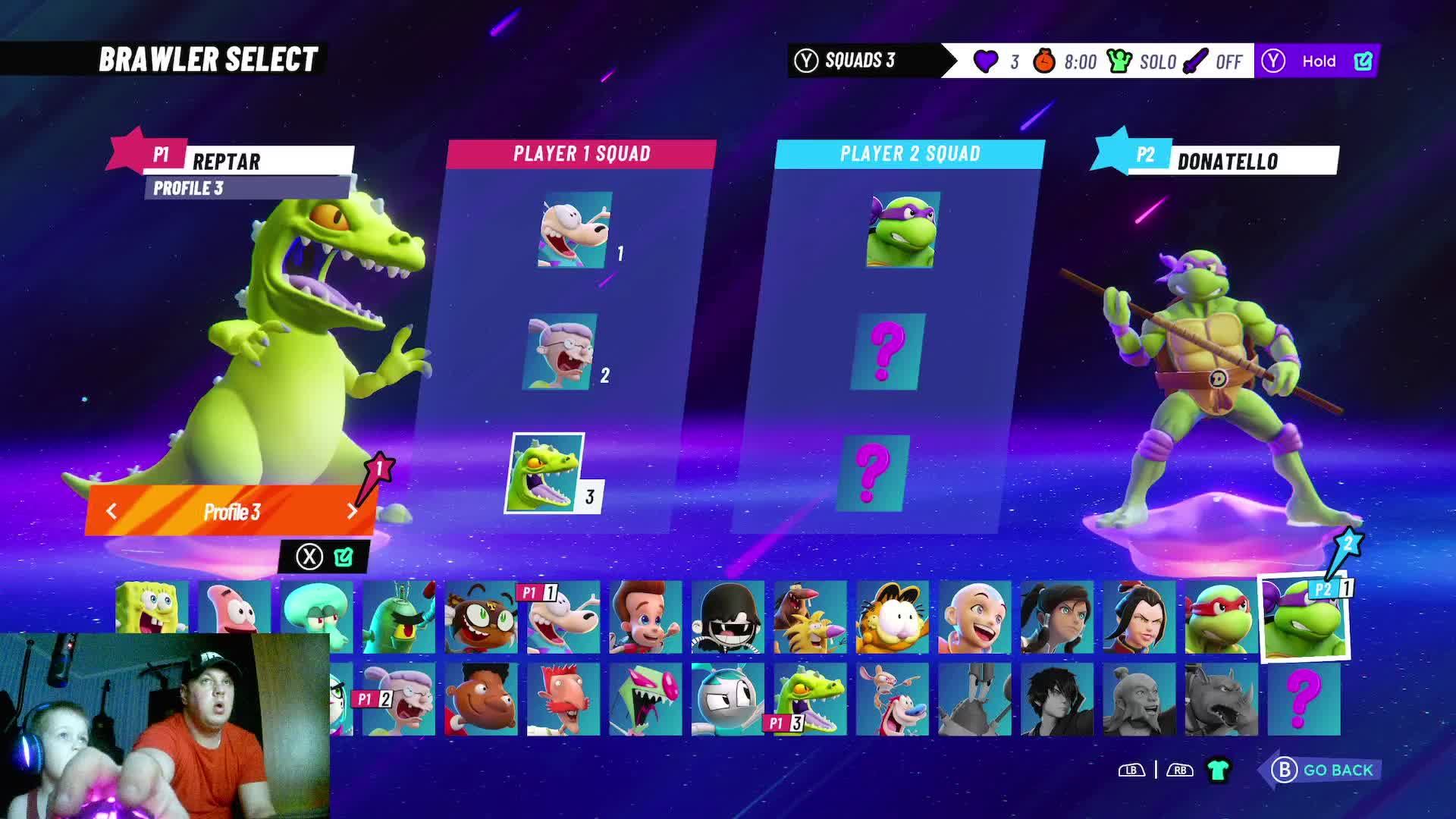Игруны Nickelodeon All-Star Brawl 2 Битва мультяшек #игруны #мультяшки #детям #битва #спанчбоб #виде
