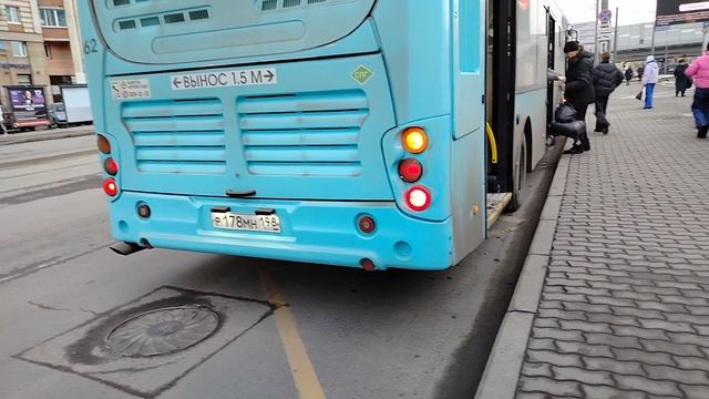 27 февраля 2025 г. Автобус 241 маршрут Волгабас 5270.G4 6462 Ст.М.Звёздная