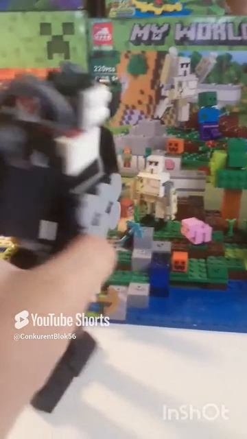 Улучшенный ТВ-мэн титан из лего. #lego #skibiditoilet #robot