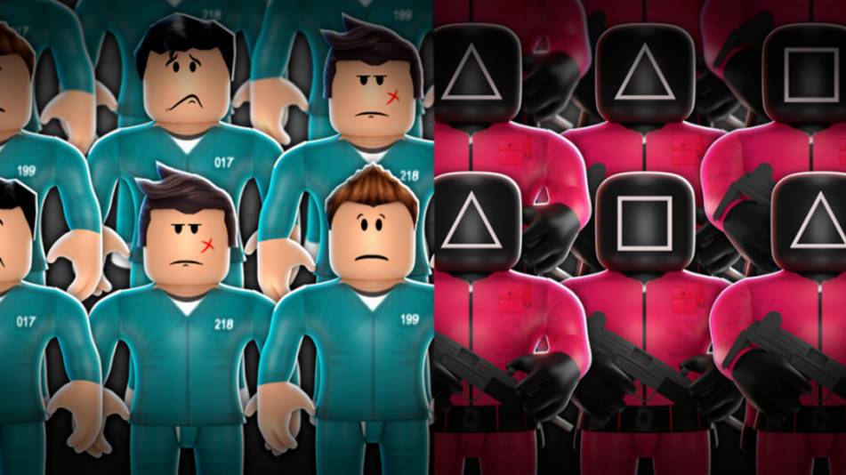 Играем в игру кальмара Roblox Игра в кальмара казино