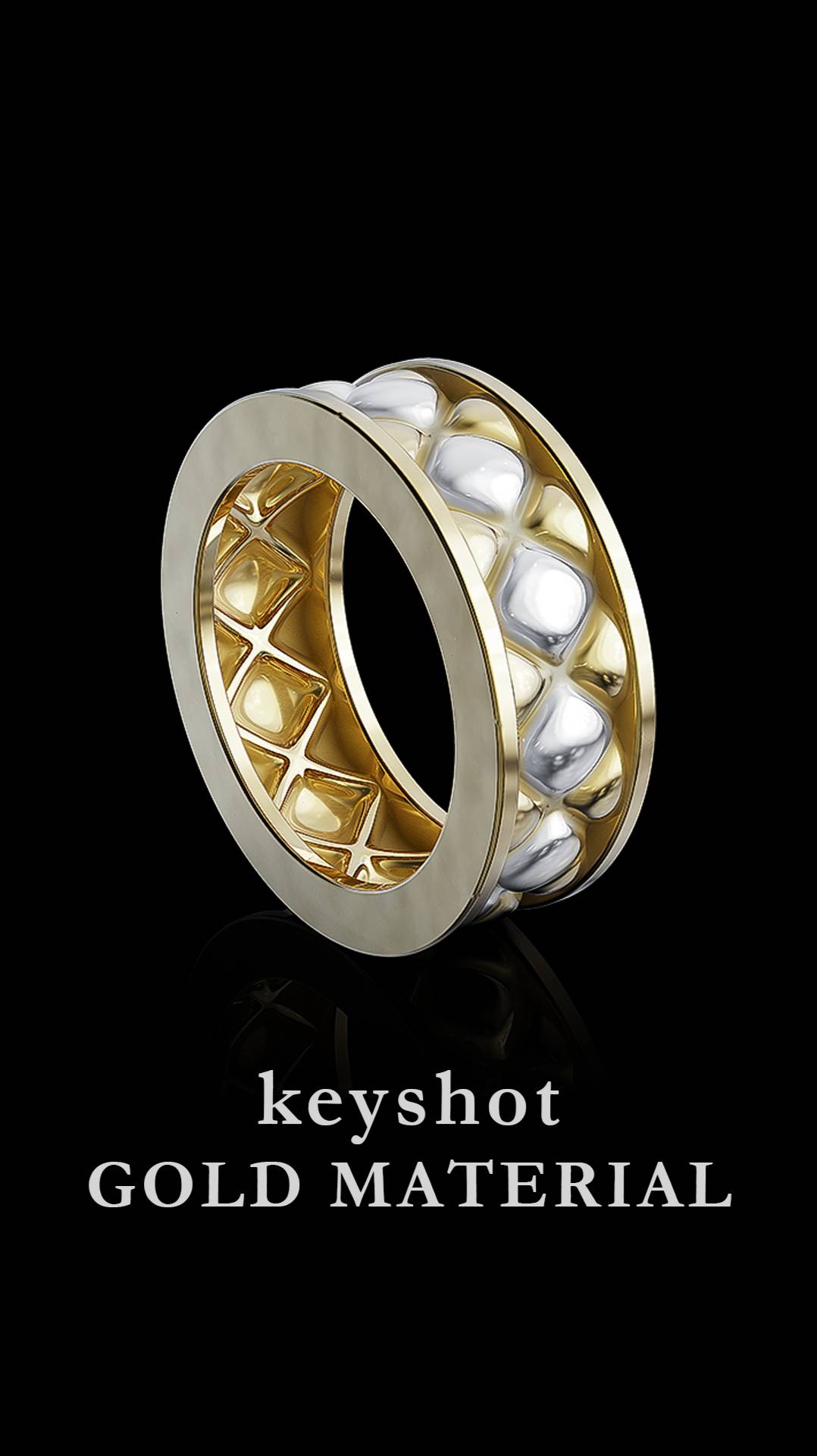 [KeyShot] Создание золотого материала (Часть 2)